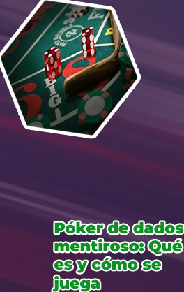 Dados para jugar poker