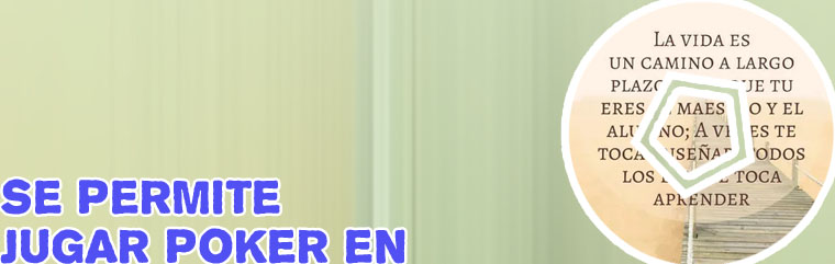 La vida es como el poker frase