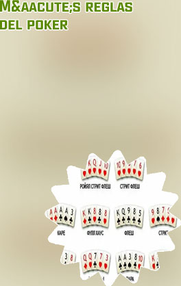 Todas las combinaciones del poker